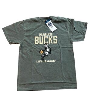 NBA Milwaukee Bucks Life is Good T-Shirt